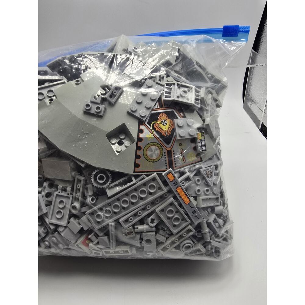 LEGO Light Gray Bricks/Pieces Bulk Lot Random Assortment - Picture 2 of 3